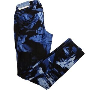 Simply Vera Vera Wang Mid Rise Legging Blue Abstract Print Size M